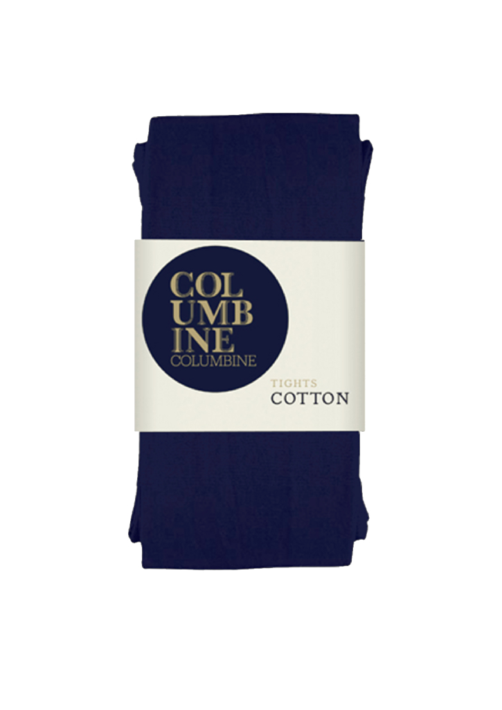 Columbine Cotton Tights Navy